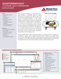 Thumbnail of document Quad Thermo Vault Data Sheet 10206
